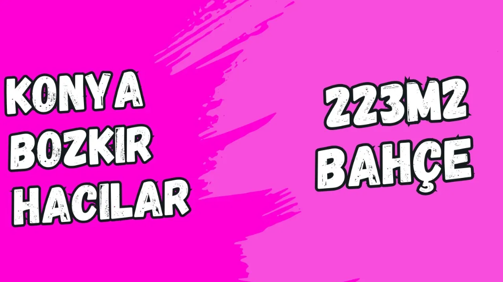 KONYA BOZKIR HACILAR KÖYÜNDE 223M² BAHÇEMİZ SATILIKTIR - KONYA BOZKIR fotoğraf 17